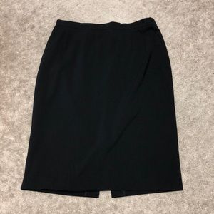 Laurel black pencil skirt